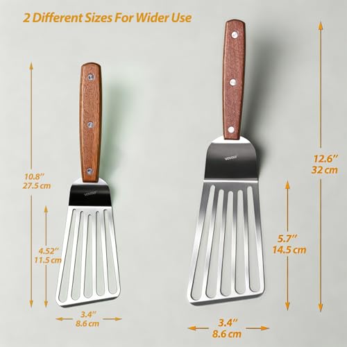 Offset Fish Spatula Turner Set (11''+13'' Offset Spatula Set)