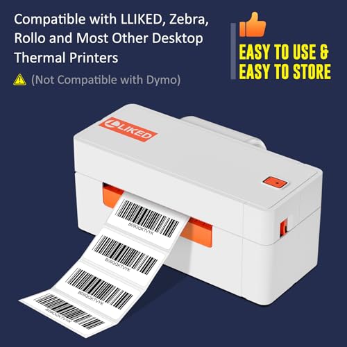 L Liked 15600 Direct Thermal Labels 2"x1" (2"x1"-12 Rolls)