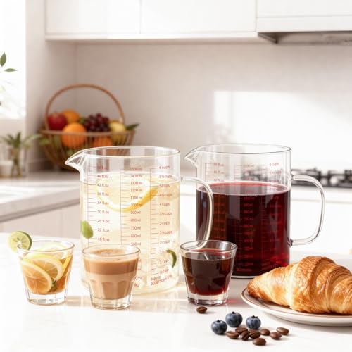 Glass Measuring Cup 6CUPS (1500ML)