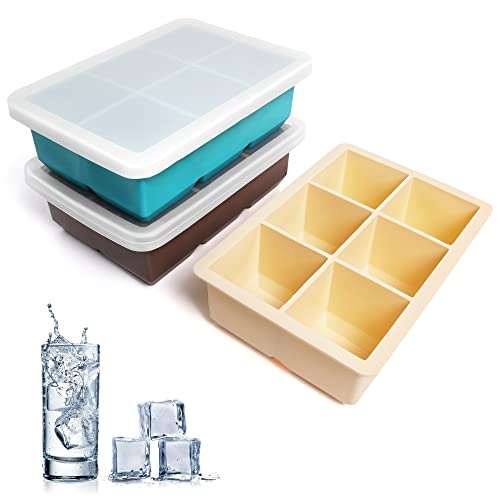 Silicone Ice Cube Trays (Brown)