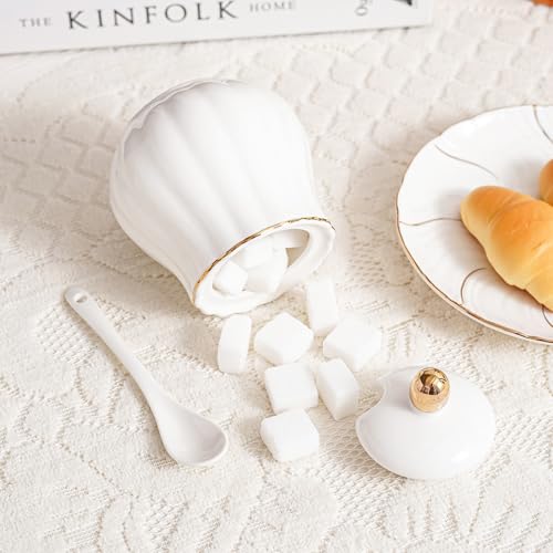 Ceramic Sugar and Creamer Set