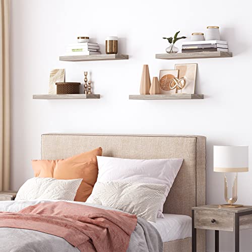 Floating Shelves for Wall (Greige / 23.6 Inches)