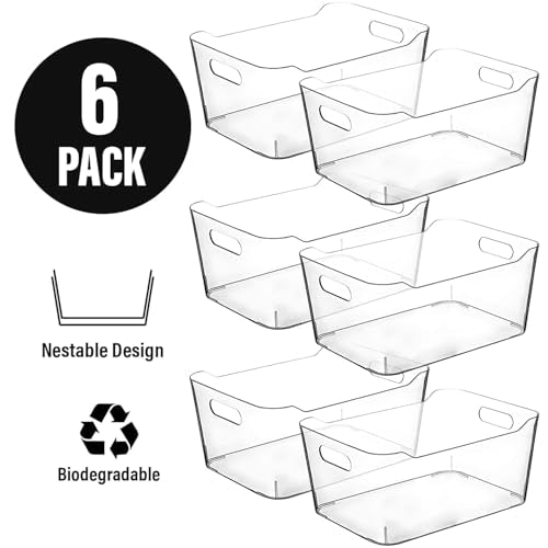Clear Extra Large Plastic Storage Bins (Extra Large)