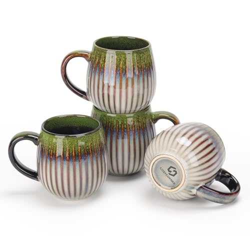 Ceramic Coffee Mugs Set (CoMug01-B×4 pcs)