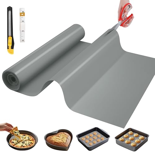 Silicone Baking Mat Roll (Gray / 72"L x 16"W)