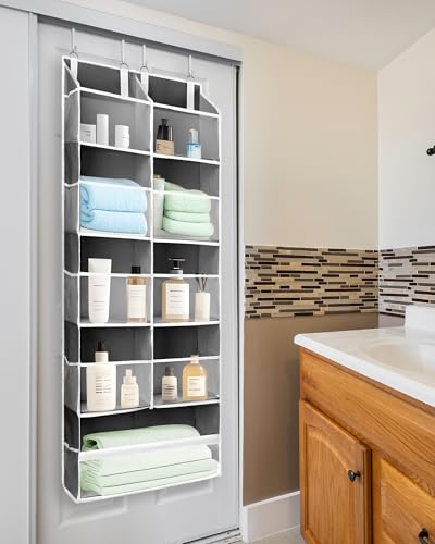 Over the Door Organizer (Dark Grey / 1 Pack-Extra Large)