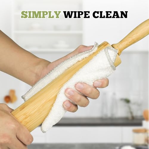 17.5 inch Wooden Rolling Pin for Baking