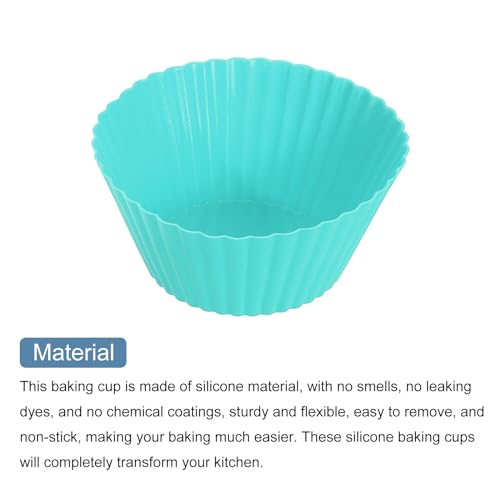 18Pcs Silicone Cupcake Liners