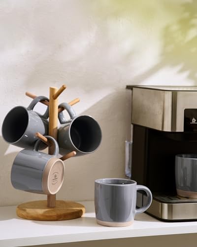 Milkyway Coffee Mugs of 8 (Milkyway-Dark Gray / 8 Count (Pack of 1))