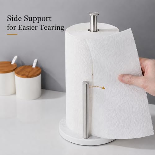 Brushed Nickel Paper Towel Holder for Kitchen Countertop