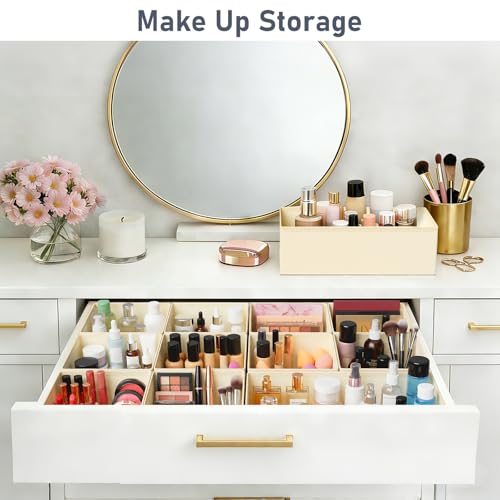 Drawer Organizer Clothes 26 Pack (Beige / 26 Pack)
