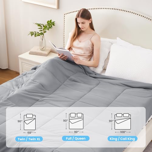 Cooling Comforter Queen Size (Cool Gray / Cooling Queen（90*90）)