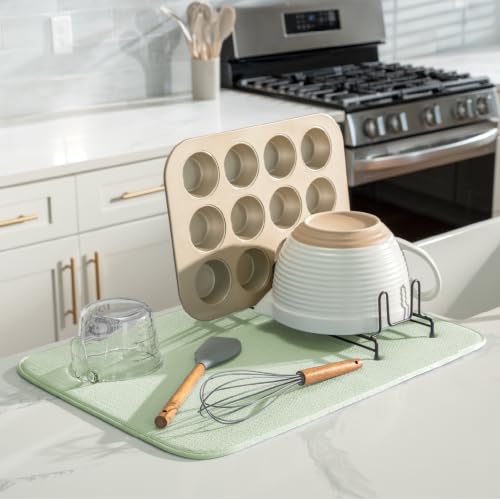 Dish Drying Mat (Mint Green / 18" x 24")