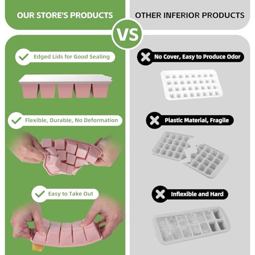 Silicone Ice Cube Tray (2 Count)