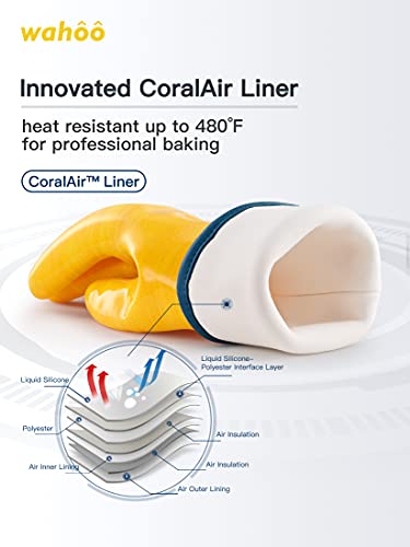 LANON Wahoo Liquid Silicone Oven Mitts