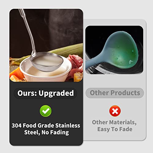 Newness 2 Pack Soup Ladle (Sliver)
