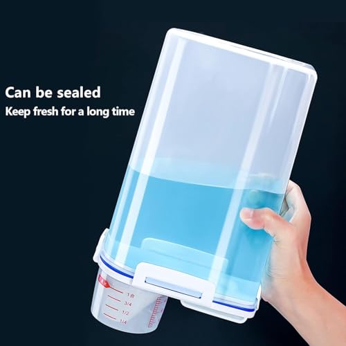5.5 Lbs Rice Airtight Dry Food Storage Container Set of 4 (4 Pack)