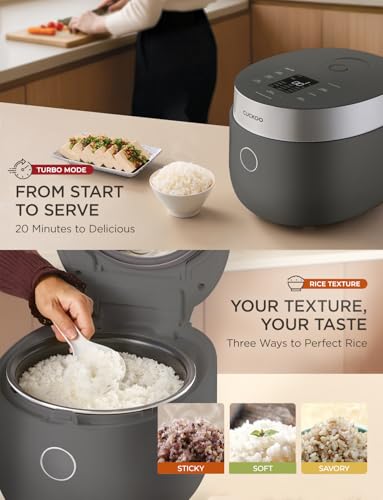 Induction Heating Rice Cooker (Gray)