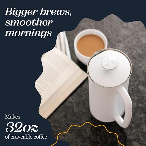 P7 French Press (32 oz / Matte White)