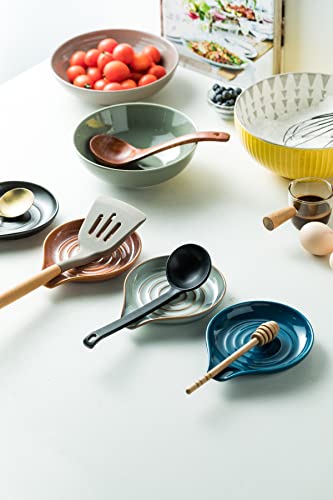 Spoon Rest Large Ceramic Spoon Holder for Stove Top