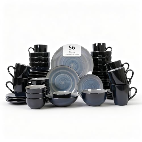 Stoneware Sonoma 56pc Dinnerware Set (Gray)