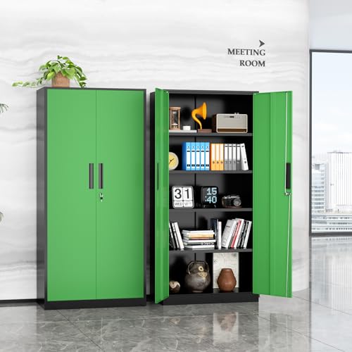 Storage Cabinet (Black Green / 71")