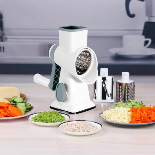 Rotary Cheese Grater Multi (White)
