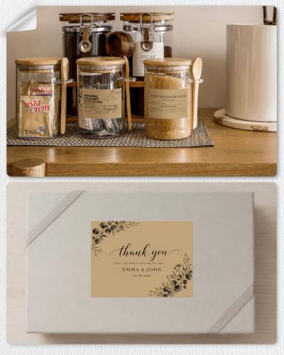 4x3 Inch Thermal Labels (4"x3" / Brown)
