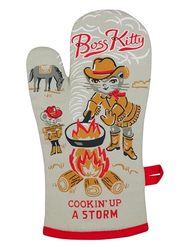 Oven Mitts Cute Kitchen Accessories & Kitchen Gifts (Boss Kitty)