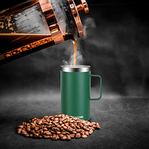 20 oz Insulated Coffee Mug (A1.Emerald / 20 ounces (1 pack))