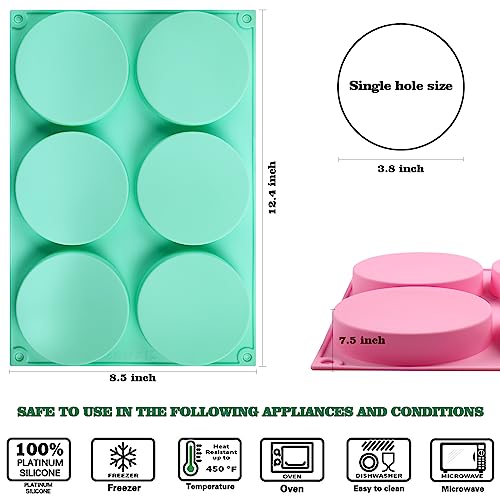 2 Pcs Silicone Muffin Top Pan for Baking (2 Count)
