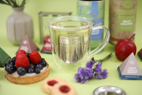 Elegant Stainless Steel Loose Leaf Tea Infuser (Small)