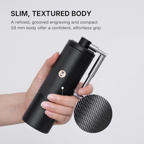 C5 ESP Pro Manual Coffee Grinder with S2C (Black / Chestnut C5 ESP)