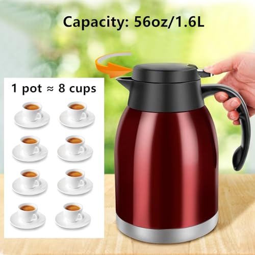 54oz Thermal Coffee Carafe (Red)