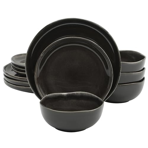 Nardini 12 Piece (Service for 4 (12pcs) / Black (Nardini))