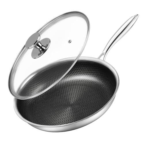 12" Non Stick Frying Pans (12 Inch With Lid)