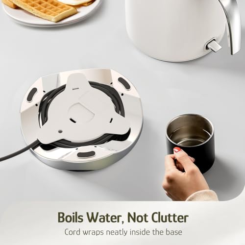 Electric Water Kettle 1.7 Liters (Pearl White)