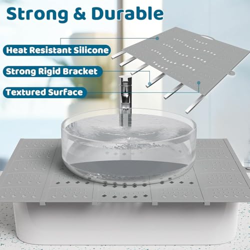 Silicone Foldable Bathroom Sink Cover