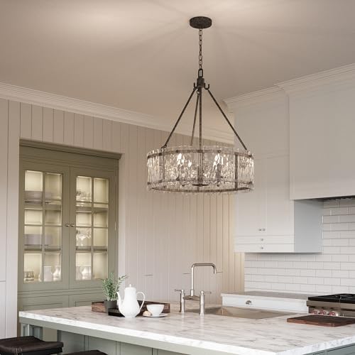 Fortress Pendant Lighting (Mottled Silver)