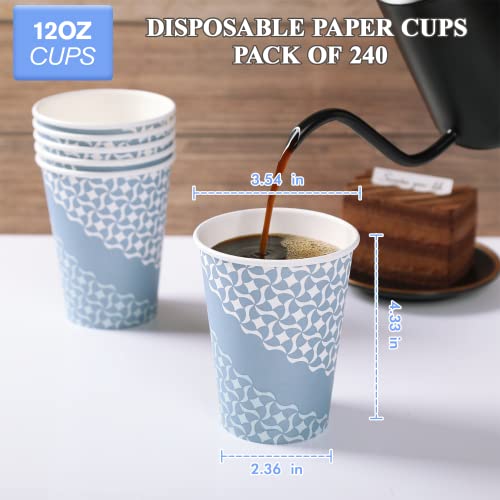 Paper Coffee Cups 12 oz (12 oz-240ct)