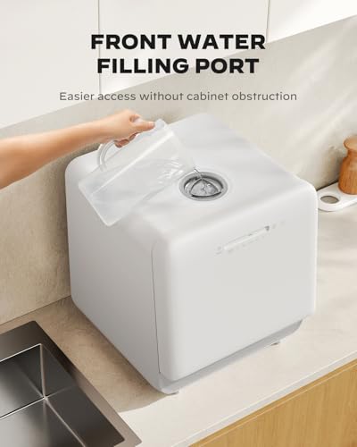 Portable Countertop Dishwasher (White without APP)
