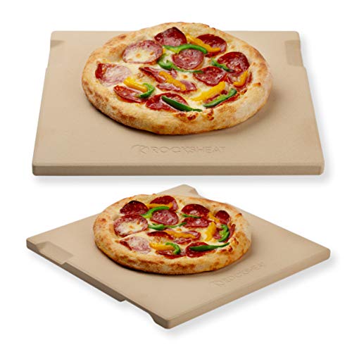 Pizza Stone 12"x12" Square Pizza Stone for Oven Grill BBQ