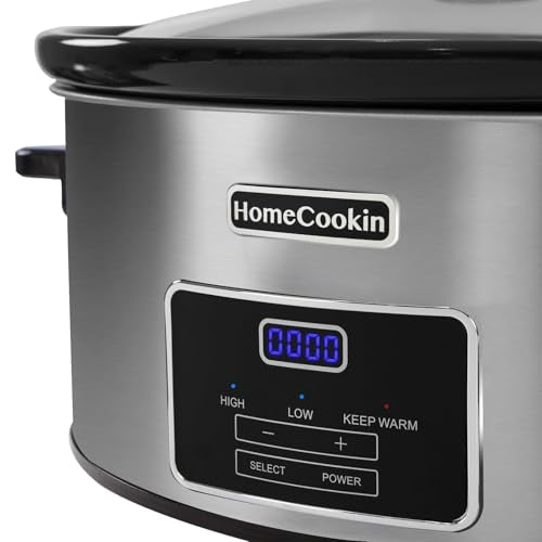 7 Quart Programmable Slow Cooker with Keep Warm Setting