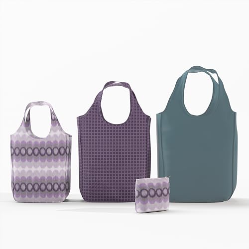 Reusable Grocery Bag Bundle (Purple)