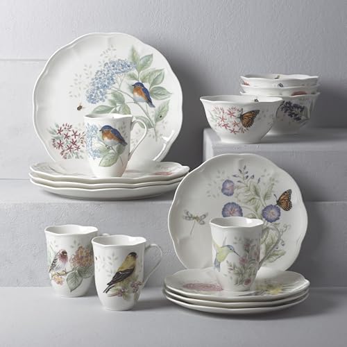 Butterfly Meadow Flutter Porcelain Mug Set for 4 (Mugs, Set of 4)