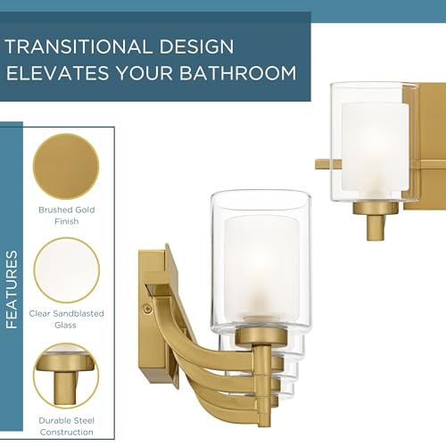 Kolt 29" LED Vanity Light (4-Light / Brushed Gold)