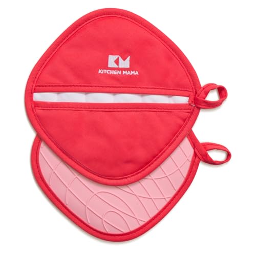 Silicone Pot Holders (Red)
