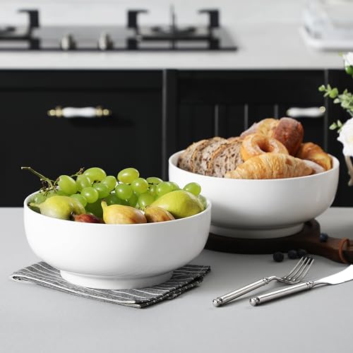 Large Serving Bowls (Ivory White / 114 OZ (Set of 2))