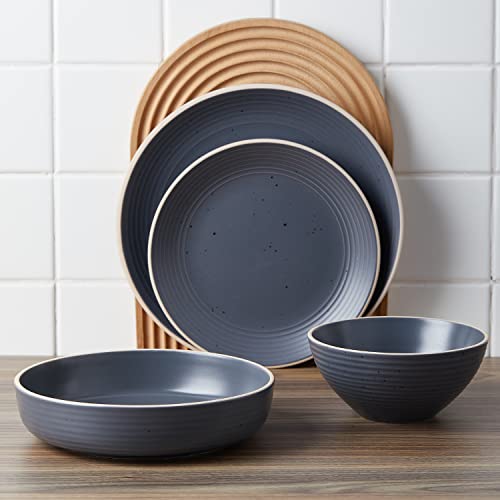 Lauren Stoneware (32-Piece Service for 8 / Charcoal)