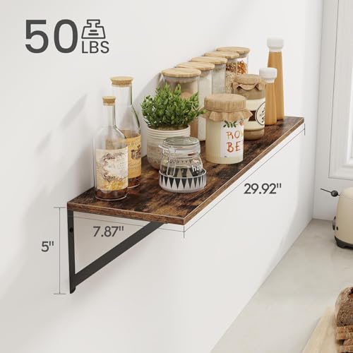 Deep Floating Shelves for Wall